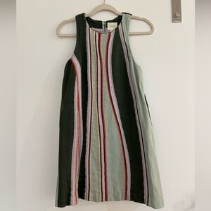Maeve Multicolor Striped Mini Dress